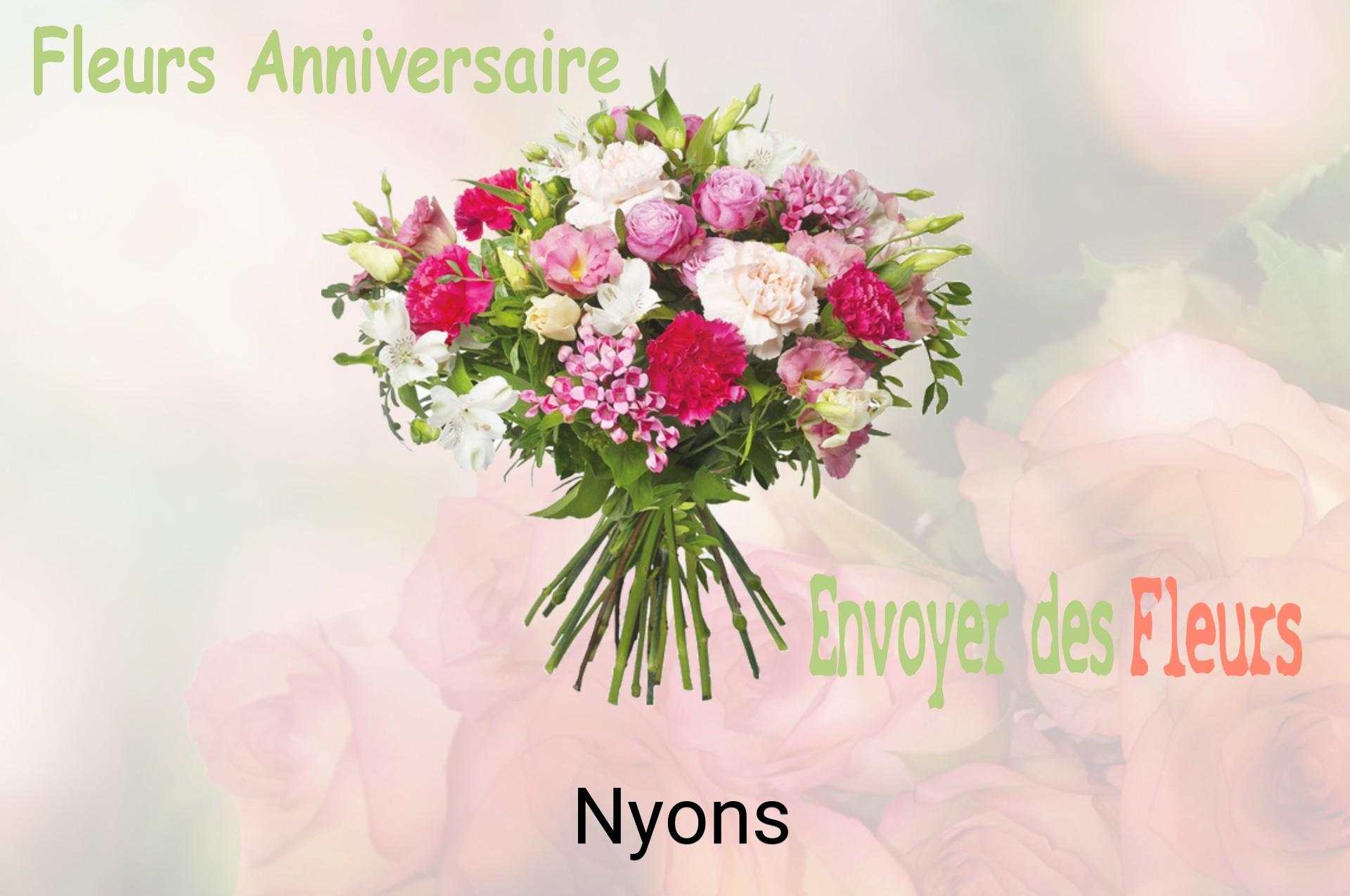 Bouquet de fleurs d’anniversaire livré à Nyons